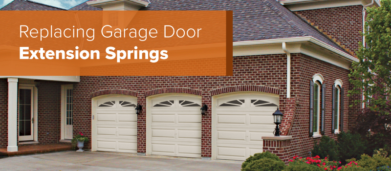 Replace Garage Door Extension Springs, Replace Garage Door Extension Spring