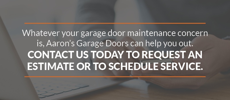 Contact Aaron's Garage Doors for garage door maintenance concerns in the Nashville, TN area
